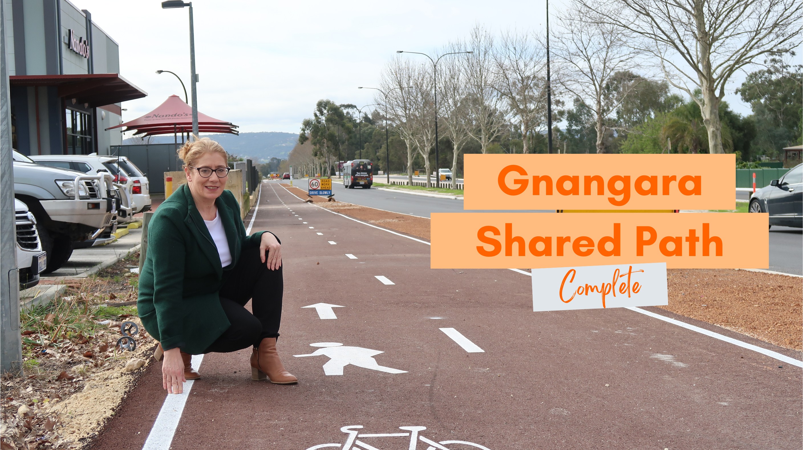 Gnangara Shared Path upgrades allow for improved walking and riding connections Main Image